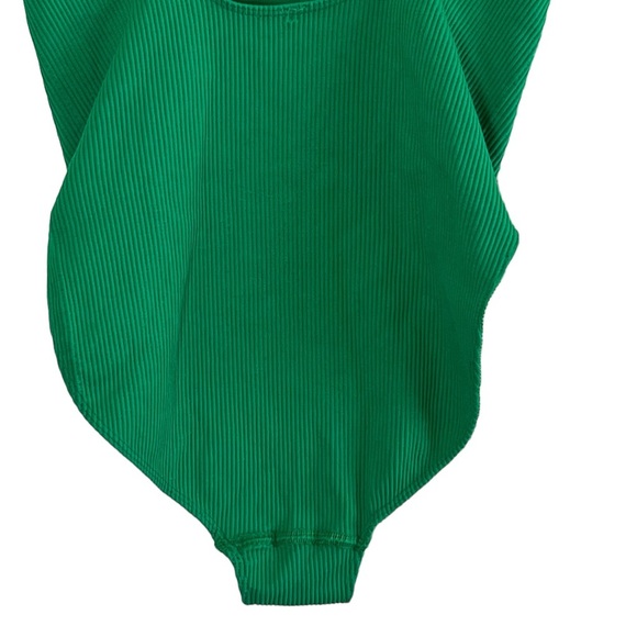 Urban Outfitters | Out from Under green ribbed knit stretch scoop neck b… - Picture 6 of 9
